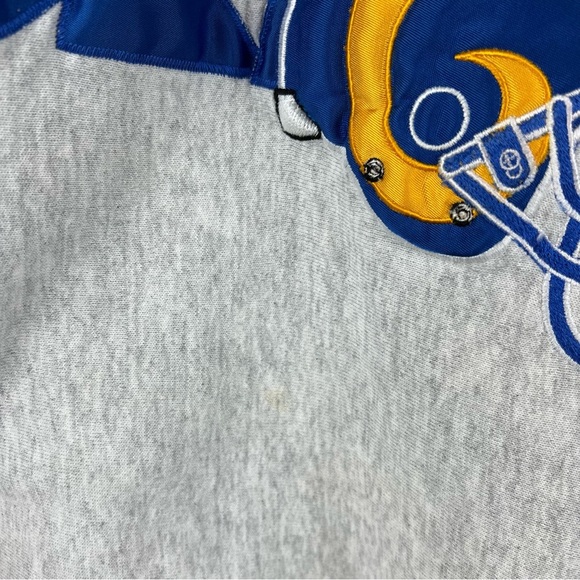 Vintage Los Angeles RAMS St. Louis NFL Legends Athletic Made in USA Sweatshirt - Picture 7 of 7